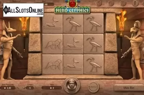 Screen4. Hero Glyphics from Booming Games