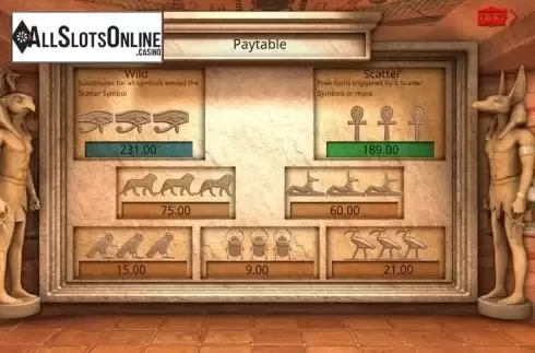Screen2. Hero Glyphics from Booming Games