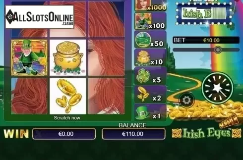 Game Screen 2. Irish Eyes (Scratch) from NextGen