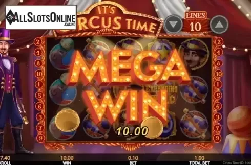 Mega Win screen