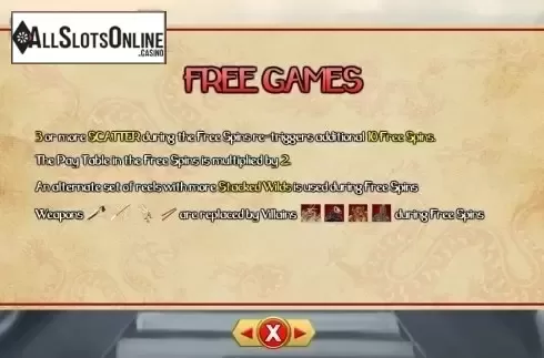 Paytable 3. Jade Empire from TOP TREND GAMING