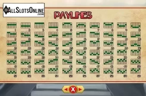 Paytable 4. Jade Empire from TOP TREND GAMING