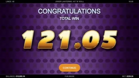 Joker Lanterns Hit’N’Roll slot screenshot 8