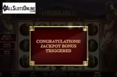 Bonus Game Win Screen