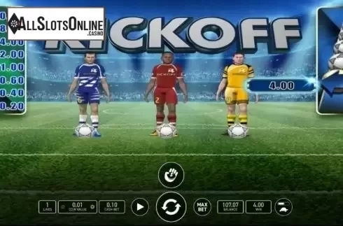 Win Screen. KickOff  from Wazdan