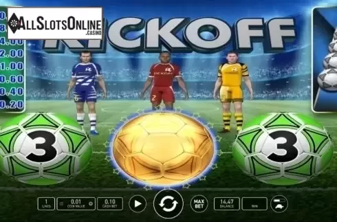 Win Screen. KickOff  from Wazdan