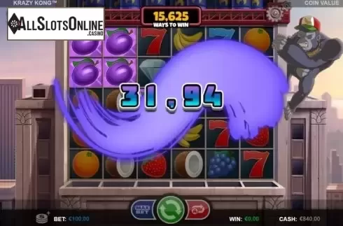 Win Screen 2. Krazy Kong from Betsson Group