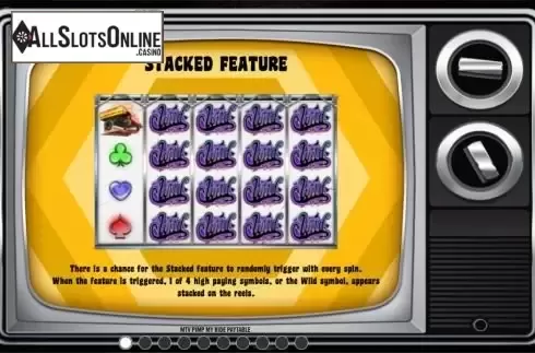Stacked Feature screen