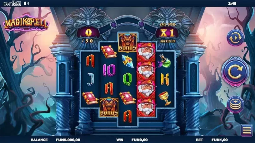 Magikspell slot screenshot 1