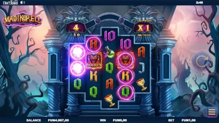 Magikspell slot screenshot 2