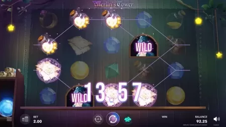 Merlin's Tower slot screenshot 2