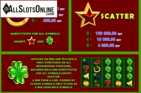 Screen2. More Lucky & Wild from EGT