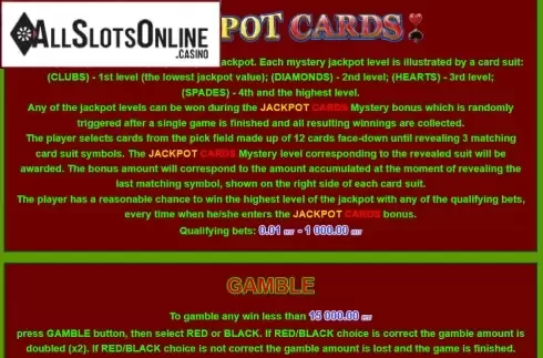 Screen4. More Lucky & Wild from EGT