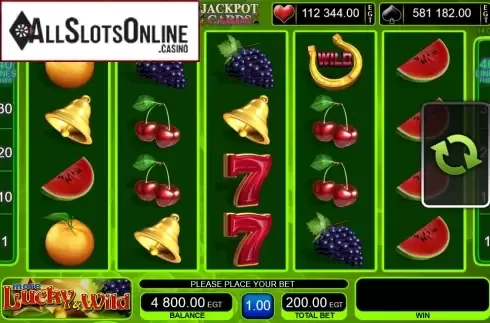 Screen6. More Lucky & Wild from EGT