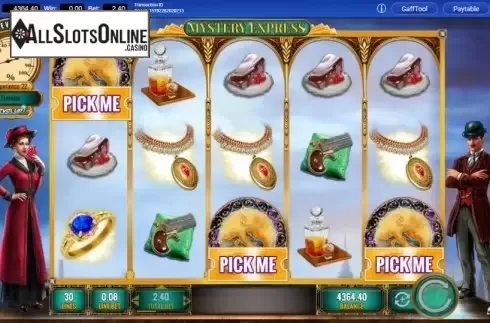 Win Screen 4. Mystery Express from IGT