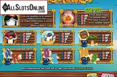 Screen2. Penguins in Paradise from Amaya