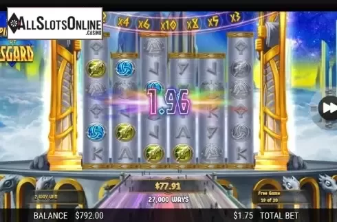 Free Spins 4. Pillars of Asgard from NextGen