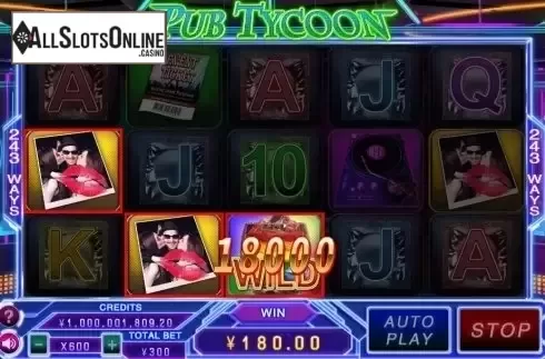 Win Screen. Pub Tycoon from CQ9Gaming