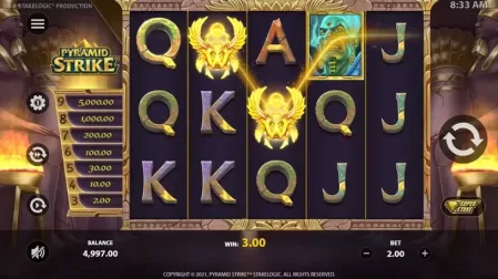 Pyramid Strike slot screenshot 2