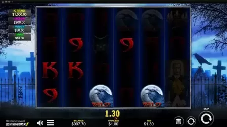 Raven's Reveal slot screenshot 2