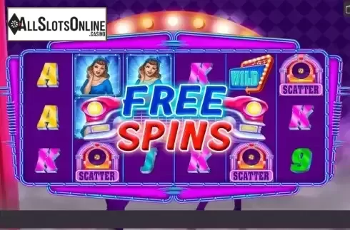 Free Spins screen