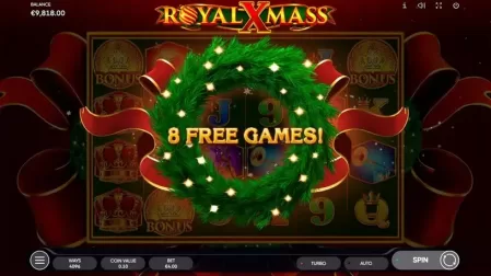 Royal Xmass slot screenshot 6