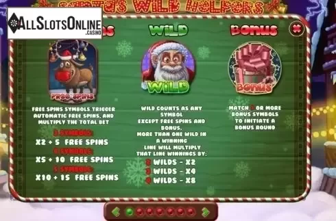 Screen2. Santa's Wild Helpers from Spinomenal