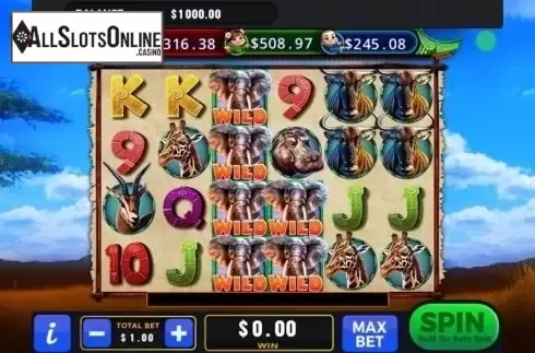 Game Screen. Serengeti (GMW) from GMW