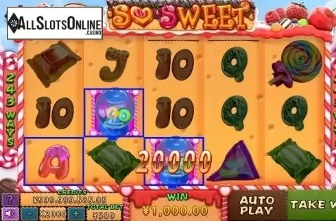 Win Screen. So Sweet from CQ9Gaming