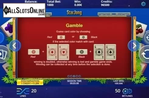 Gamble. Star Jong from DLV
