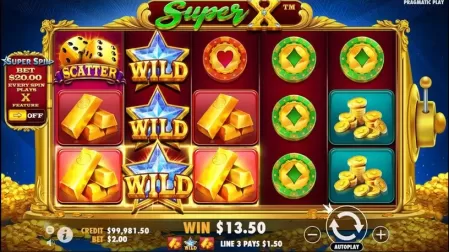 Super X slot screenshot 2