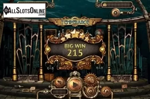 Big win screen. Temperance from Old Skool Studios