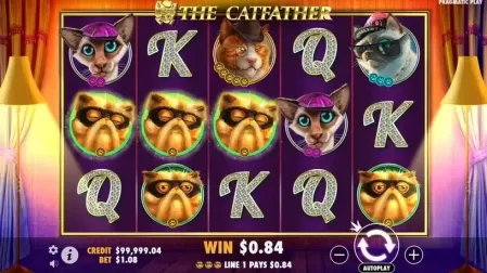 The Catfather slot screenshot 2