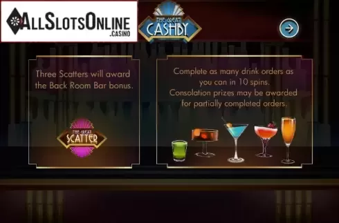 Game features. The Great Cashby from Genesis