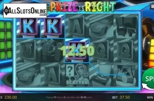 Win Screen 2. The Prize Is Right from Genii
