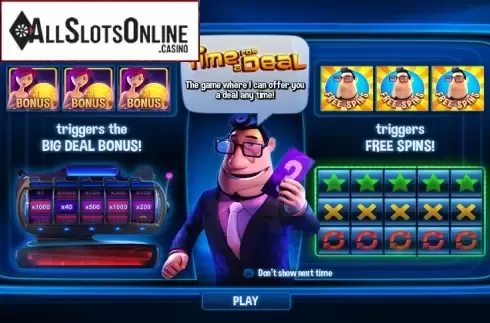 Screen2. Time For a Deal from SUNFOX Games