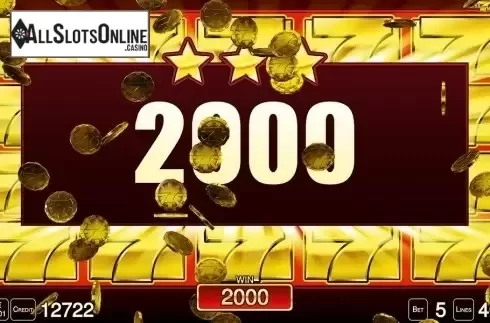 Big win screen. Ultra 7 Wild HD from Merkur