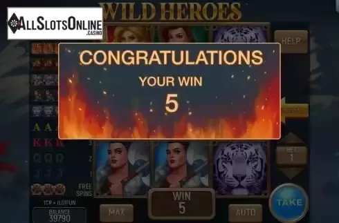 Win Free Games screen