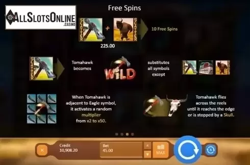 Paytable 3. Wild Hunter from Playson