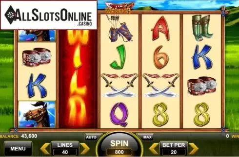 Win Screen 1. Wild Warrior from Spin Games