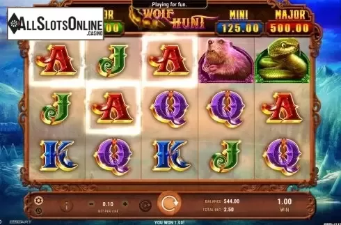 Win Screen 2. Wolf Hunt from GameArt