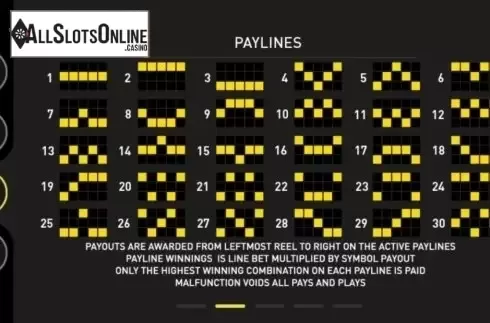 Paylines. Zodiac (GamePlay) from GamePlay