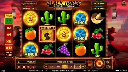 Black Horse™ Cash Out Edition slot screenshot 2