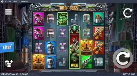 Dirty Dawgs of Nitropolis slot screenshot 1