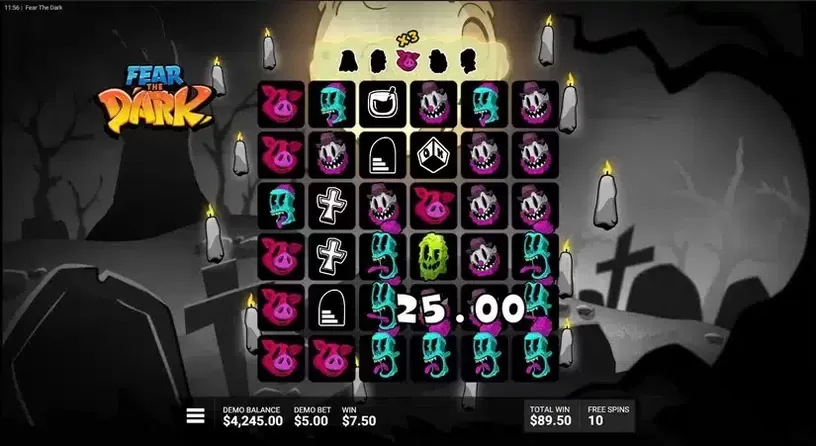 Fear the Dark slot screenshot 4