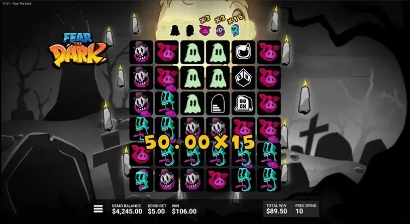 Fear the Dark slot screenshot 5