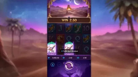 Genie's 3 Wishes slot screenshot 3