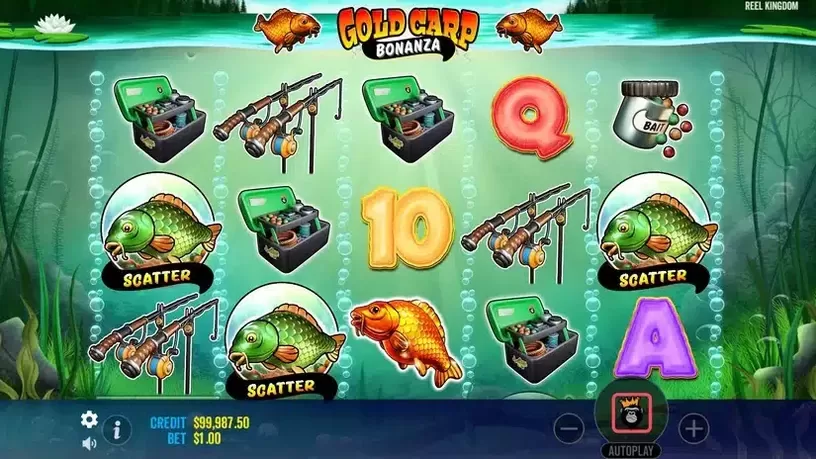 Gold Carp Bonanza slot screenshot 3