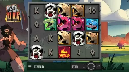 Grug Make Fire slot screenshot 2