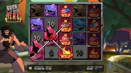 Grug Make Fire slot screenshot 4